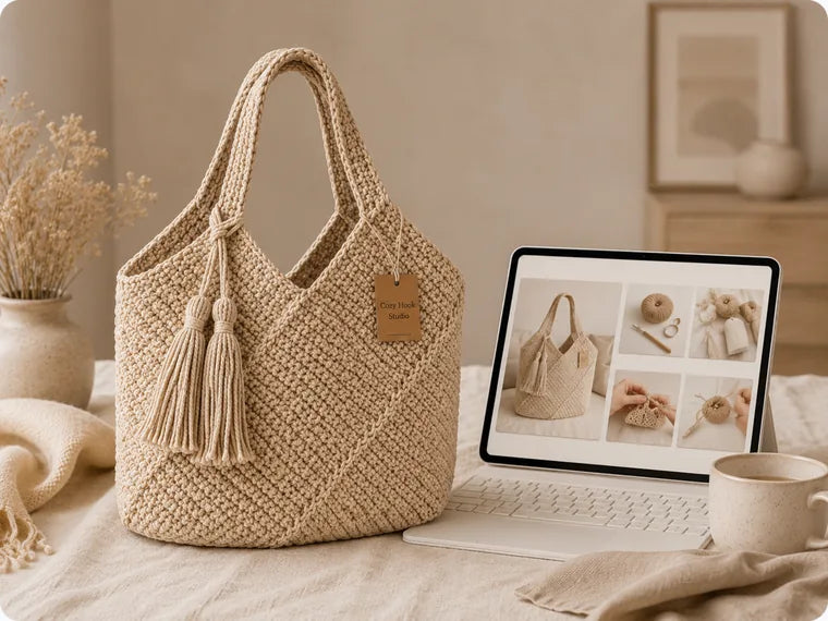 Digital crochet course preview