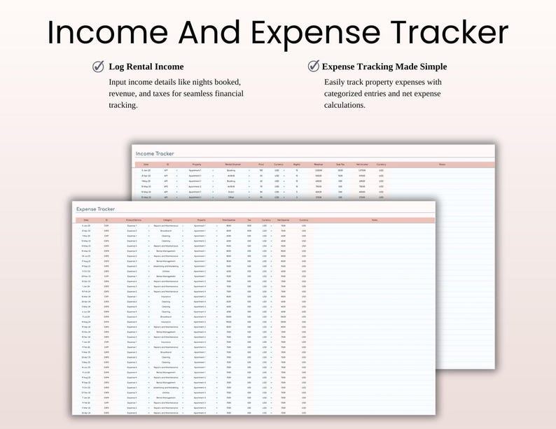 Airbnb Income & Expense Tracker