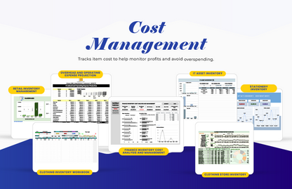 Inventory Commander: 20+ Inventory Templates for Excel & Google Sheets