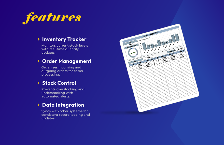 Inventory Commander: 20+ Inventory Templates for Excel & Google Sheets
