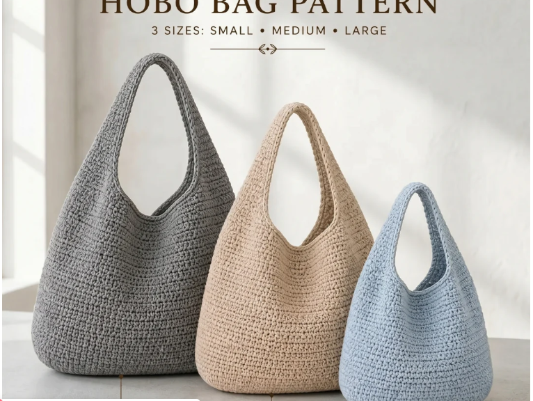 Soft Hobo Crochet Bag Pattern