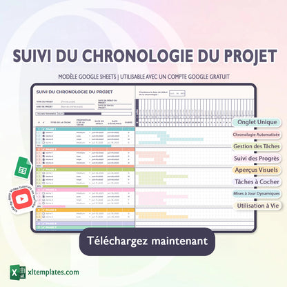 Pack Pro – 5 Modèles Google Sheets
