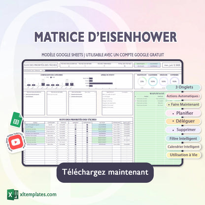 Pack Pro – 5 Modèles Google Sheets